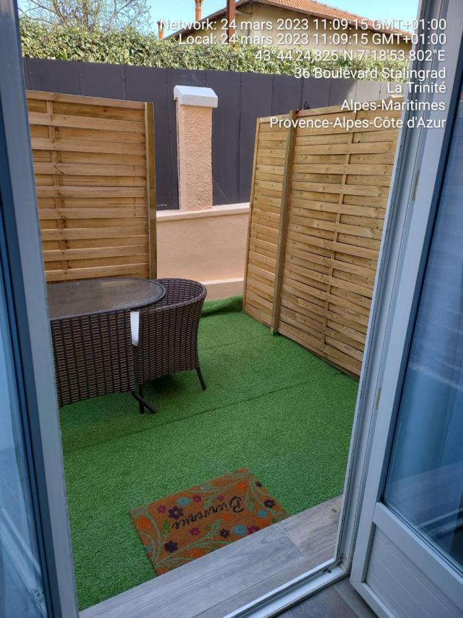 Studio 1 A La Trinite Proche De Nice, Monaco Et L'Italie 외부 사진