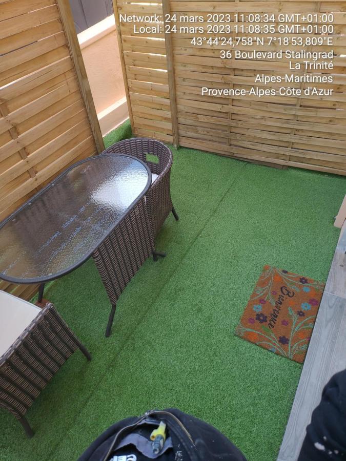 Studio 1 A La Trinite Proche De Nice, Monaco Et L'Italie 외부 사진
