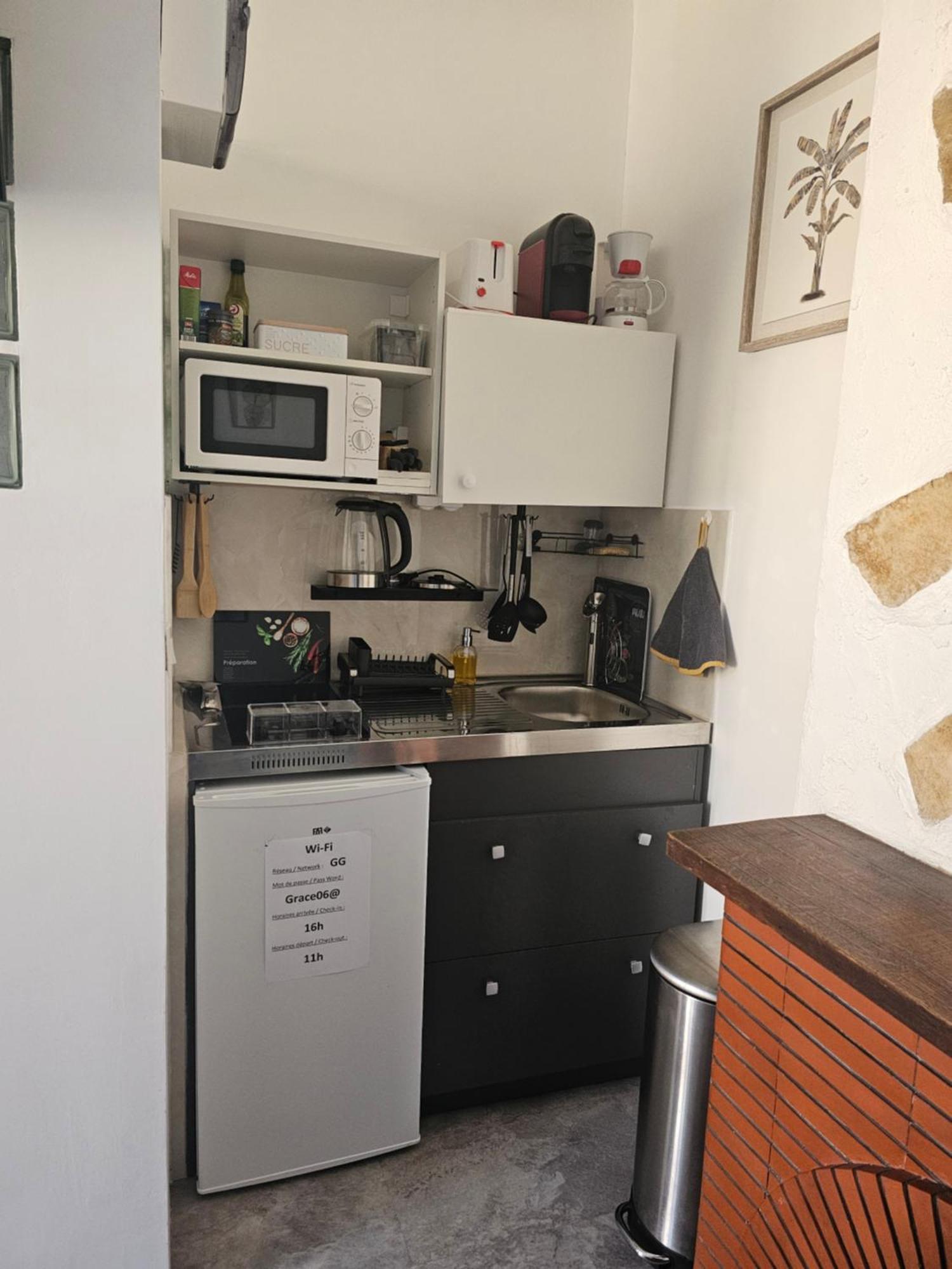 Studio 1 A La Trinite Proche De Nice, Monaco Et L'Italie 외부 사진